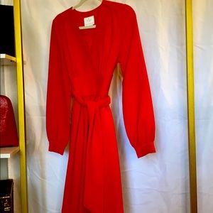 Kate Spade crepe long sleeve dress